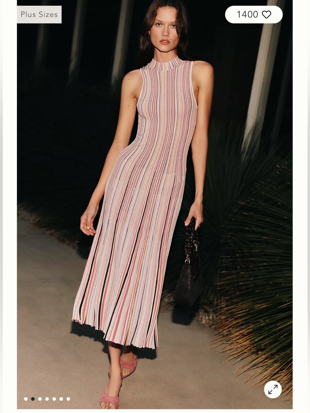 NWT Anthropology Siempre High-Neck Maxi Dress